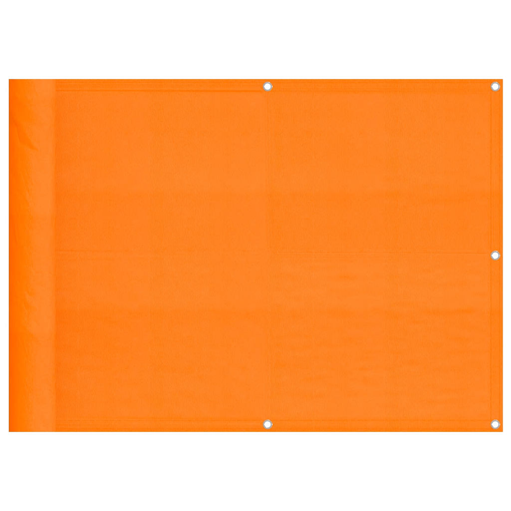 altanafskærmning 75x1000 cm 100 % polyester orange