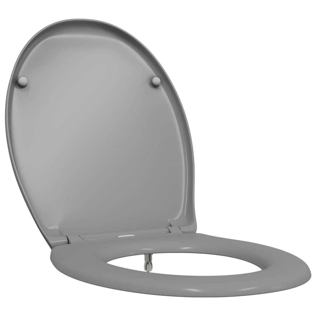 Toilet sæde Grå 47 x 37 x 4 cm Duroplast