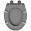 Toilet sæde Grå 47 x 37 x 4 cm Duroplast
