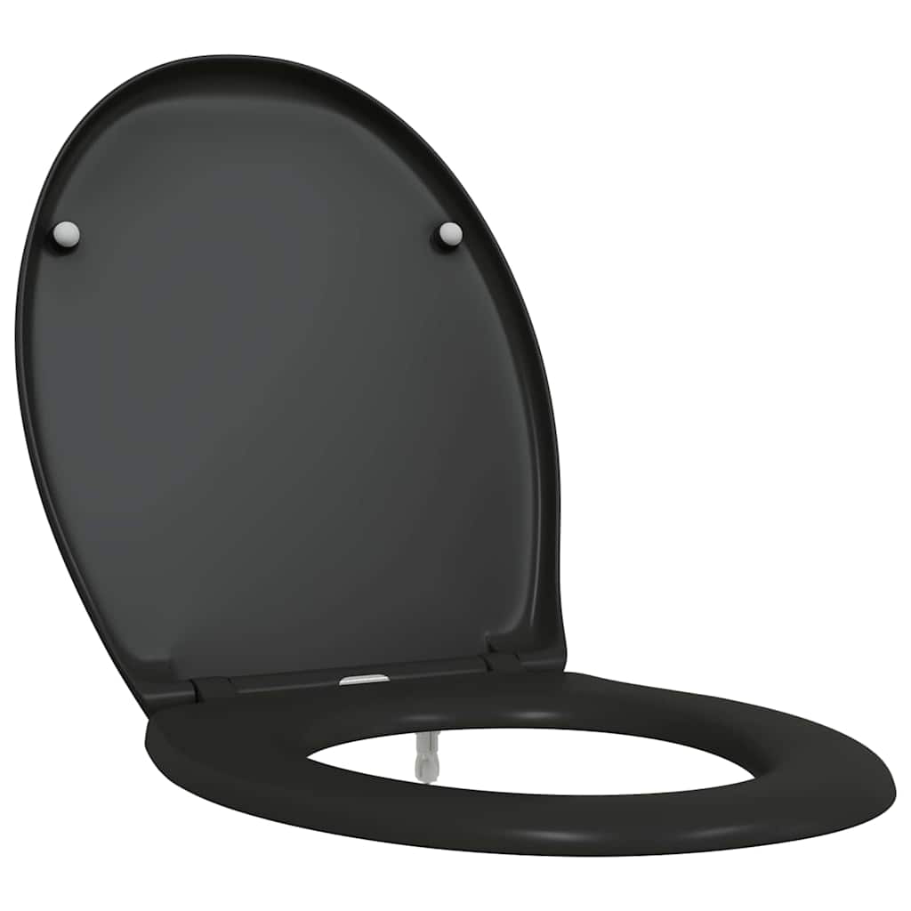 Toilet sæde Sort 47 x 37 x 4 cm Duroplast