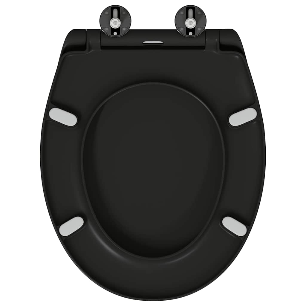 Toilet sæde Sort 47 x 37 x 4 cm Duroplast