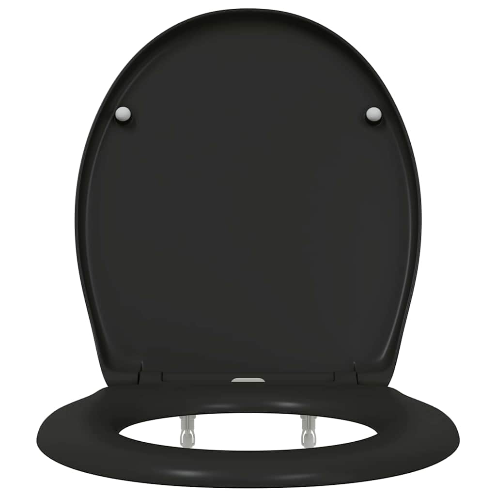 Toilet sæde Sort 47 x 37 x 4 cm Duroplast