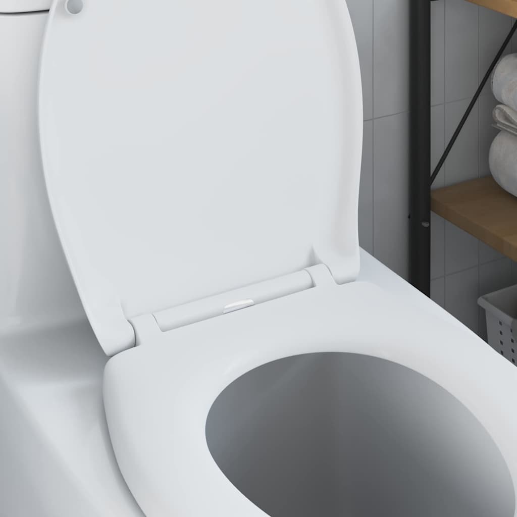 Toilet sæde Hvid 47 x 37 x 4 cm Duroplast