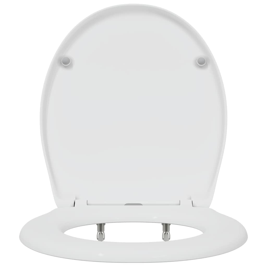 Toilet sæde Hvid 47 x 37 x 4 cm Duroplast