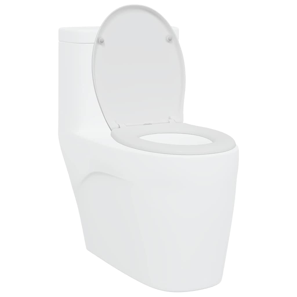 Toilet sæde Hvid 47 x 37 x 4 cm Duroplast