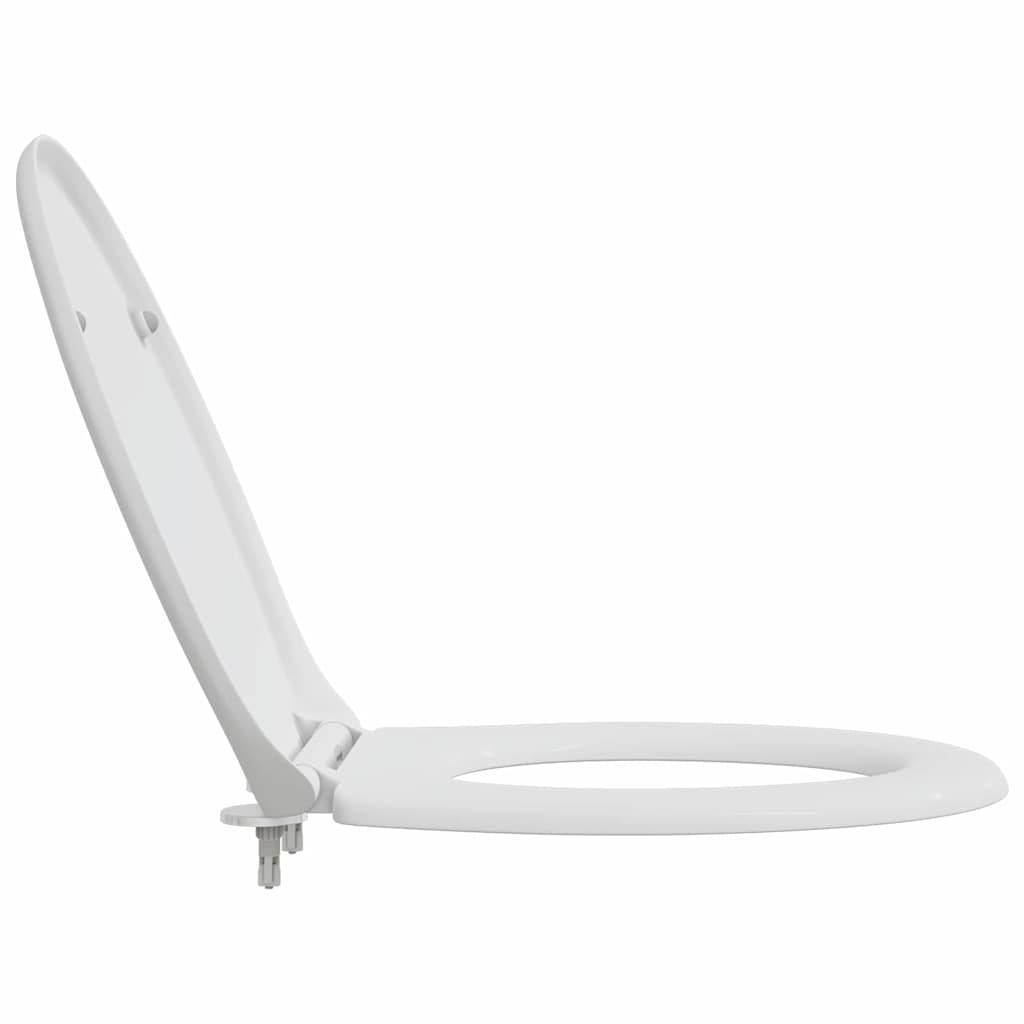 Toilet sæde Hvid 47 x 37 x 4 cm Duroplast
