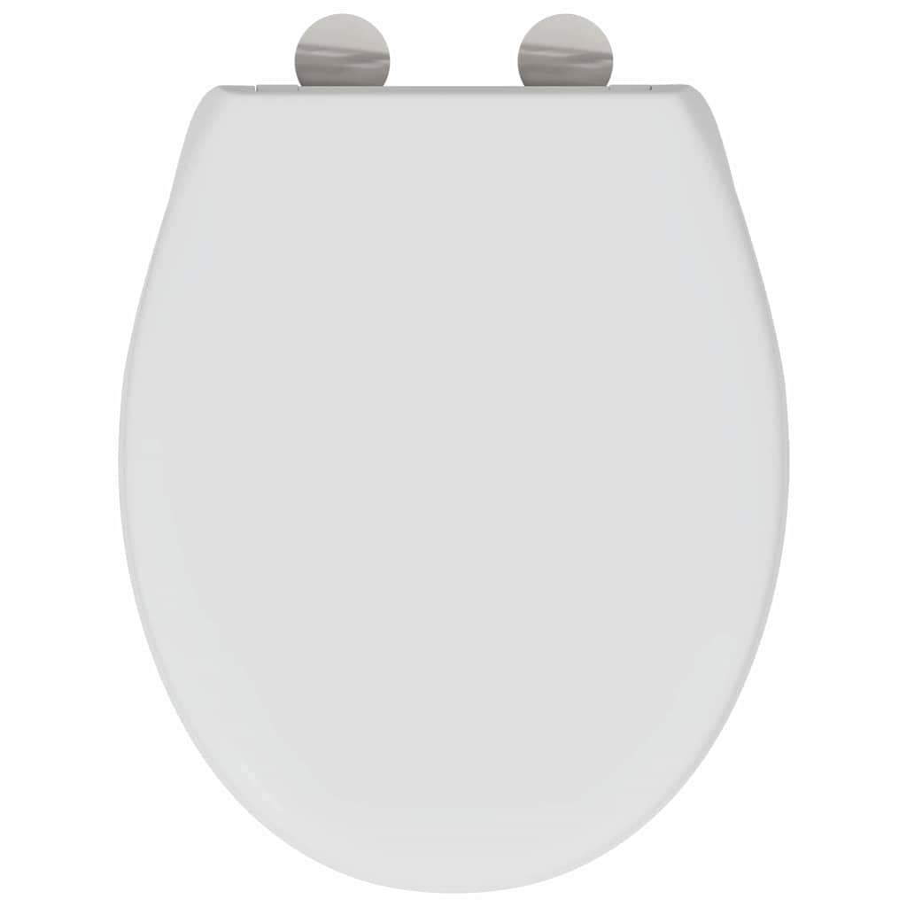Toilet sæde Hvid 47 x 37 x 4 cm Duroplast