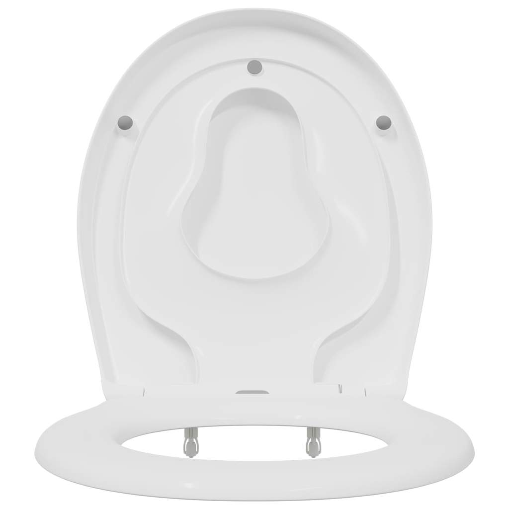 Toilet sæde Hvid 47 x 37 x 4 cm Duroplast