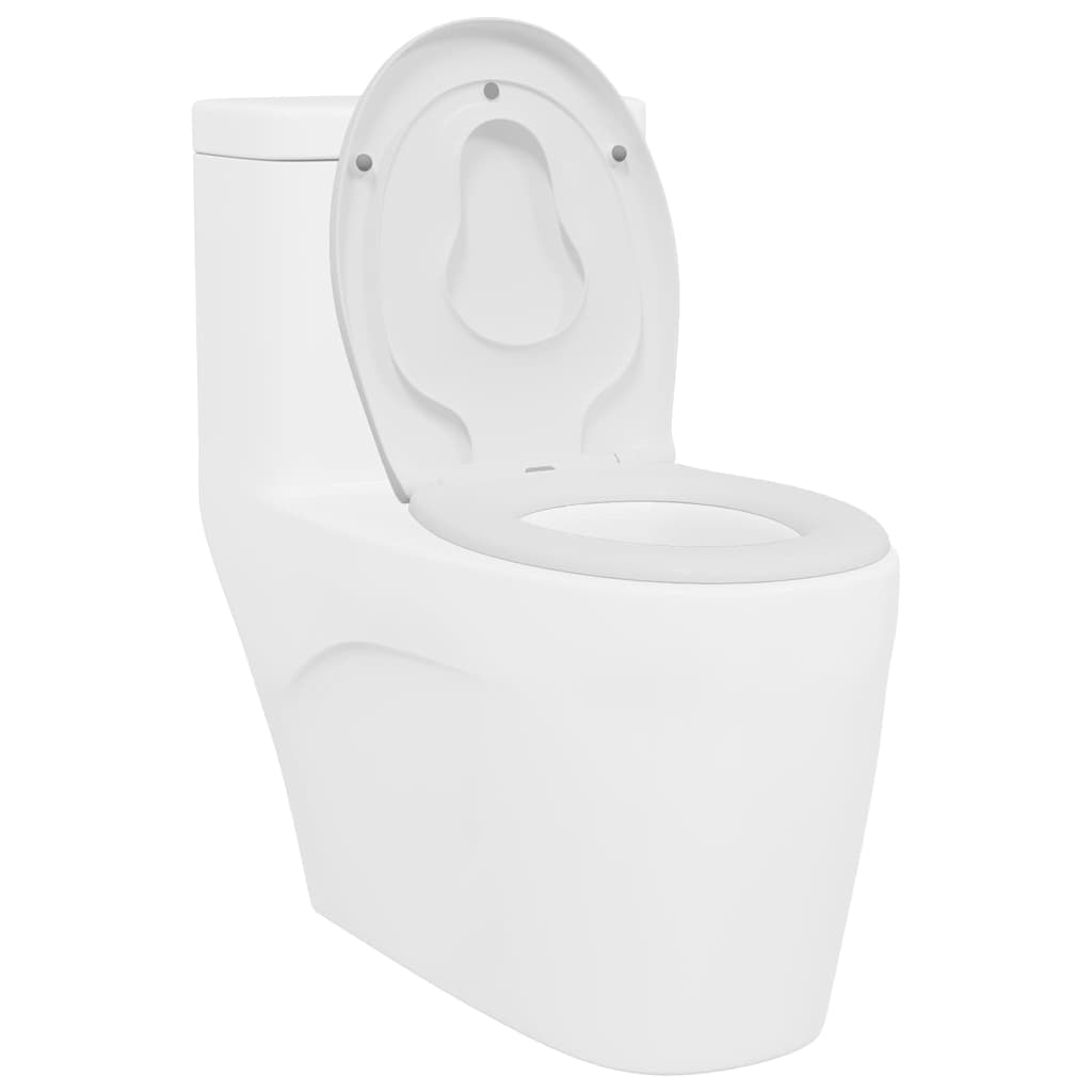 Toilet sæde Hvid 47 x 37 x 4 cm Duroplast