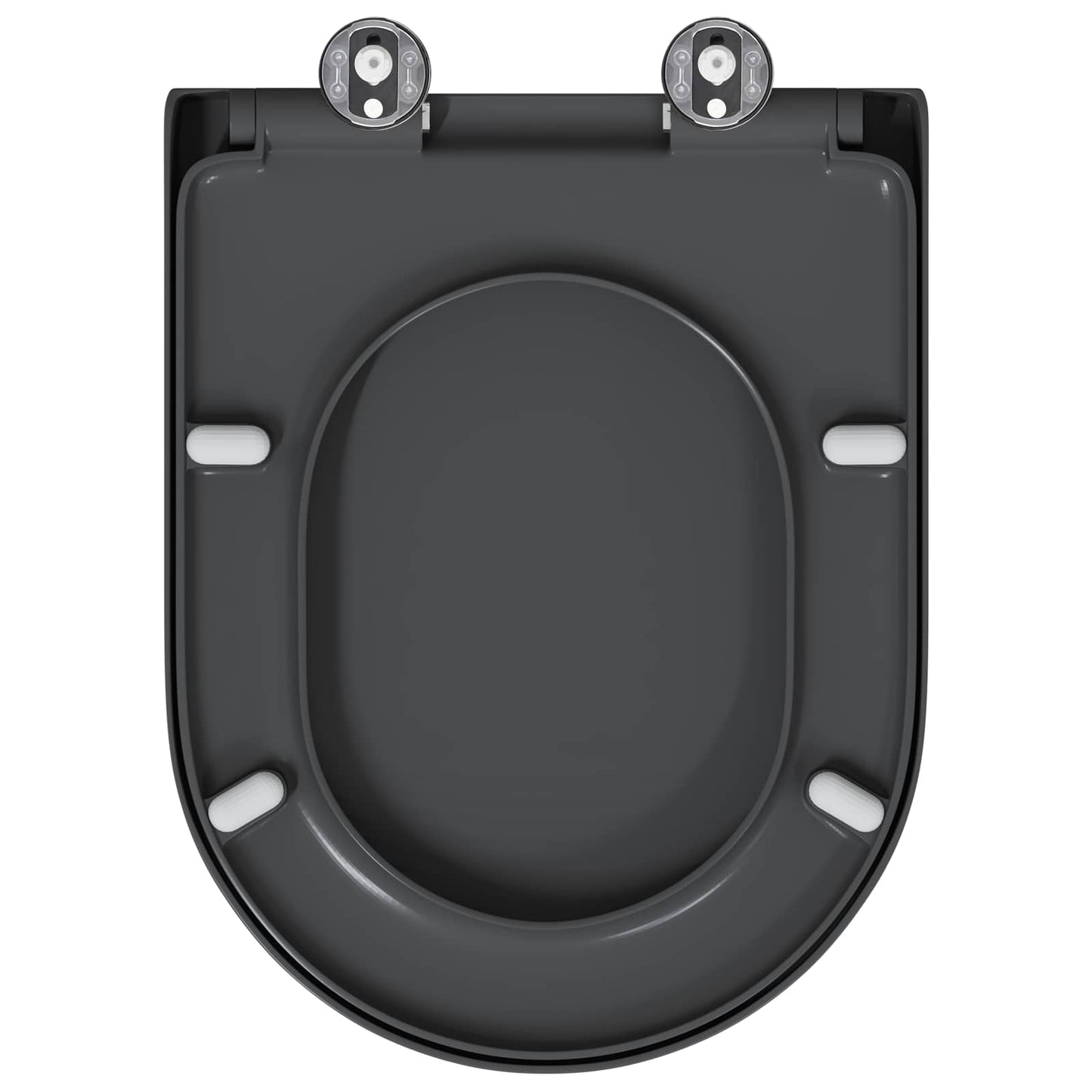 Toilet sæde Antracit 49 x 36 x 4 cm Duroplast