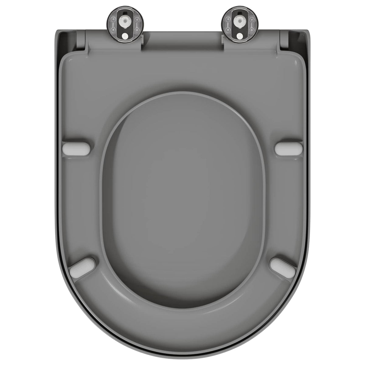 Toilet sæde Grå 49 x 36 x 4 cm Duroplast