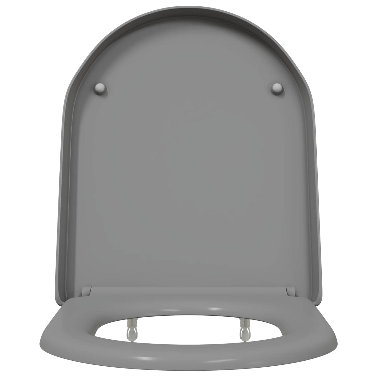 Toilet sæde Grå 49 x 36 x 4 cm Duroplast