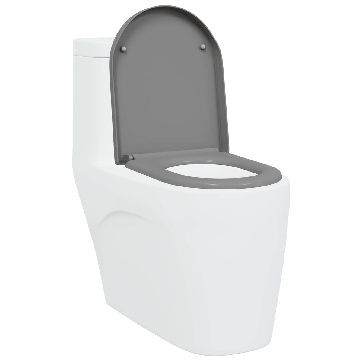 Toilet sæde Grå 49 x 36 x 4 cm Duroplast