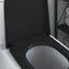 Toilet sæde Sort 49 x 36 x 4 cm Duroplast
