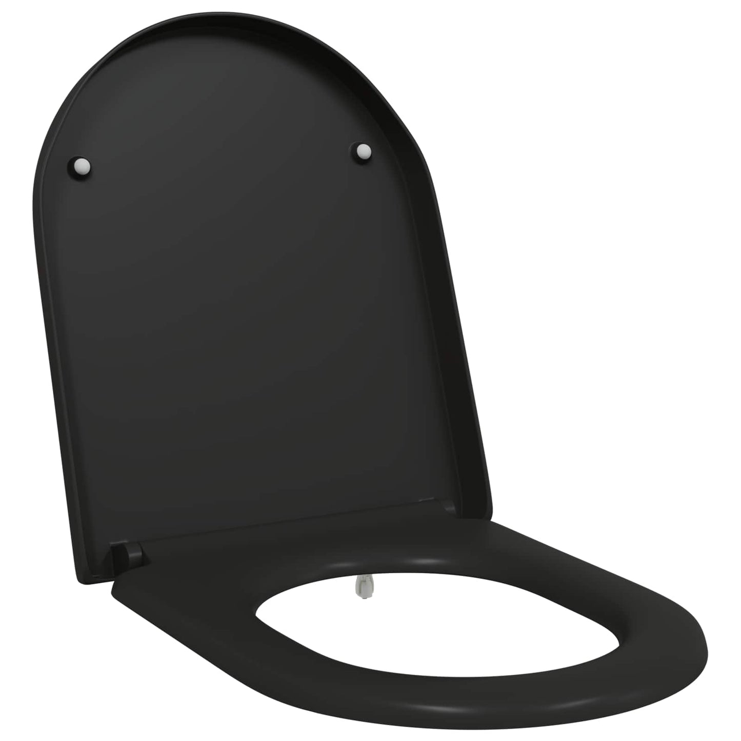 Toilet sæde Sort 49 x 36 x 4 cm Duroplast