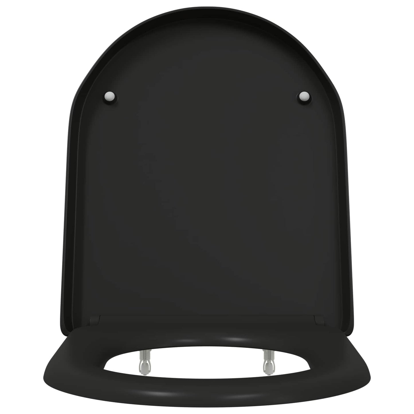 Toilet sæde Sort 49 x 36 x 4 cm Duroplast
