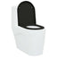 Toilet sæde Sort 49 x 36 x 4 cm Duroplast
