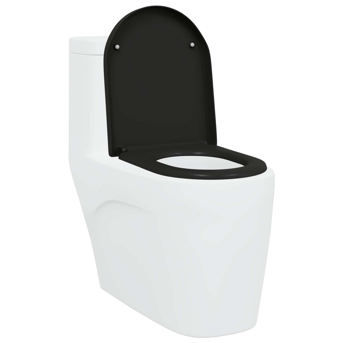 Toilet sæde Sort 49 x 36 x 4 cm Duroplast