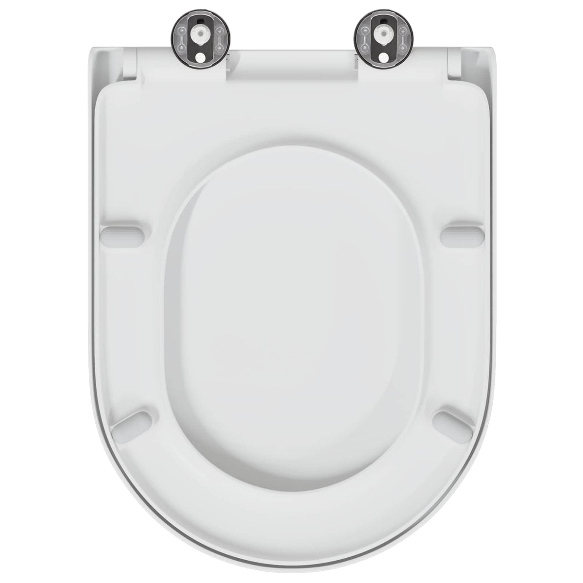 Toilet sæde Hvid 49 x 36 x 4 cm Duroplast