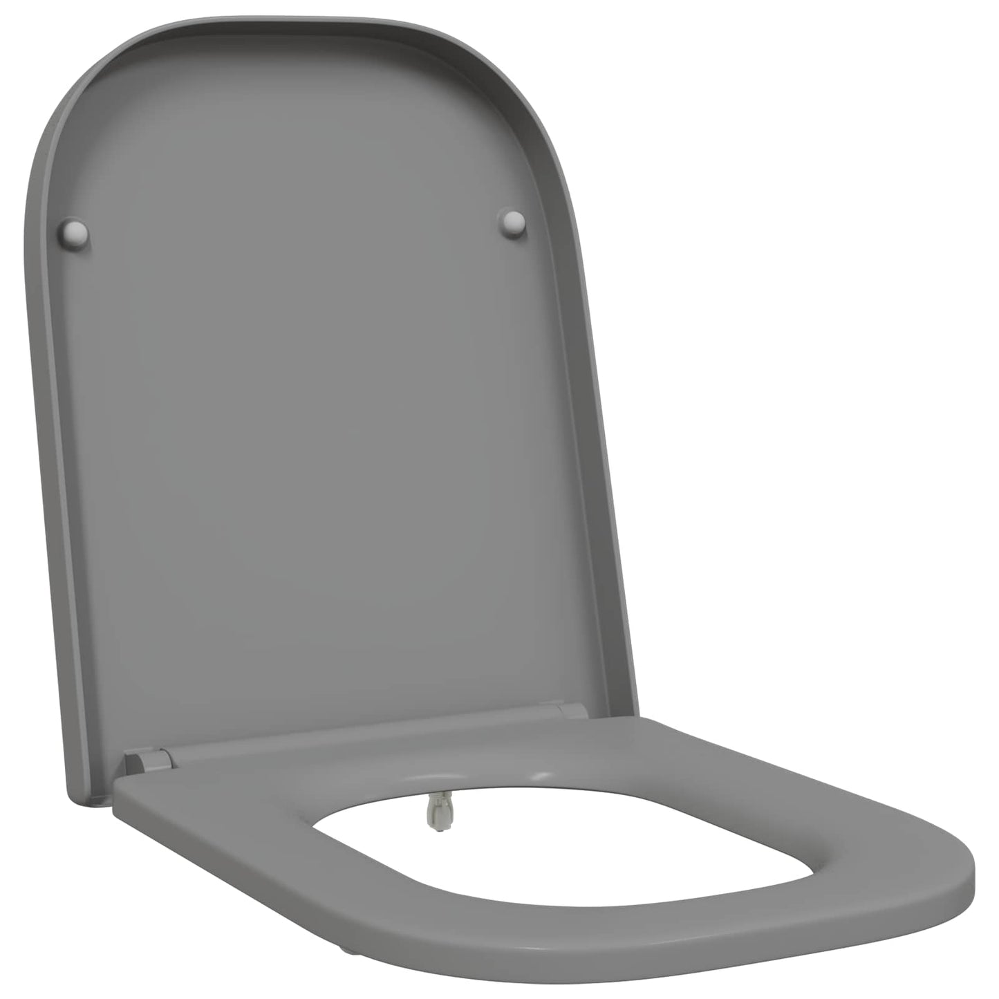 Toilet sæde Grå 47,5 x 35 x 3,6 cm Duroplast