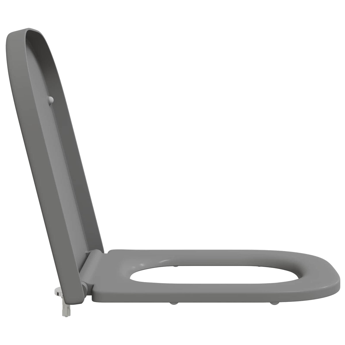 Toilet sæde Grå 47,5 x 35 x 3,6 cm Duroplast