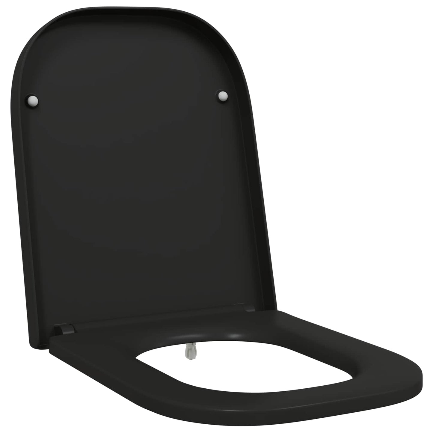 Toilet sæde Sort 47,5 x 35 x 3,6 cm Duroplast