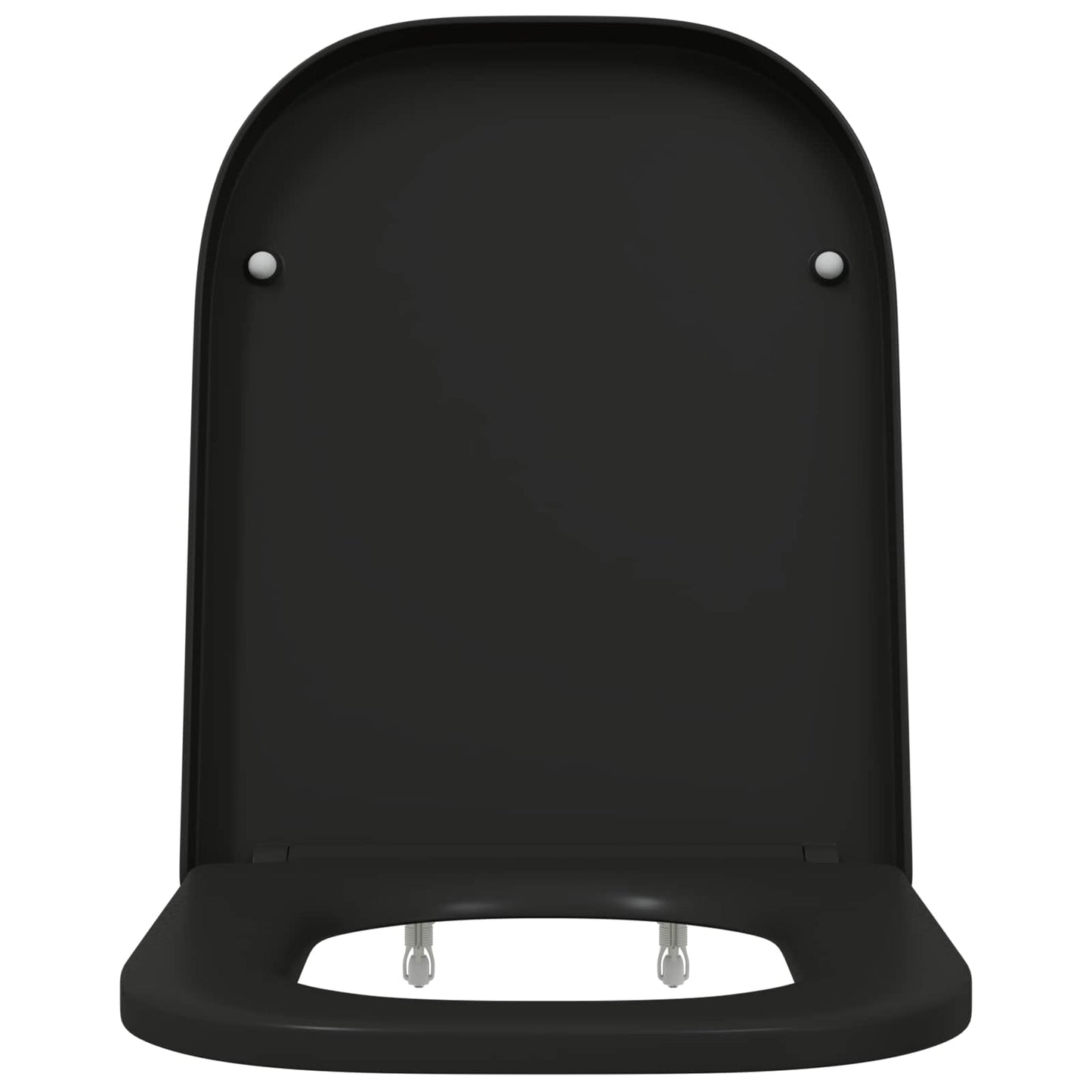 Toilet sæde Sort 47,5 x 35 x 3,6 cm Duroplast