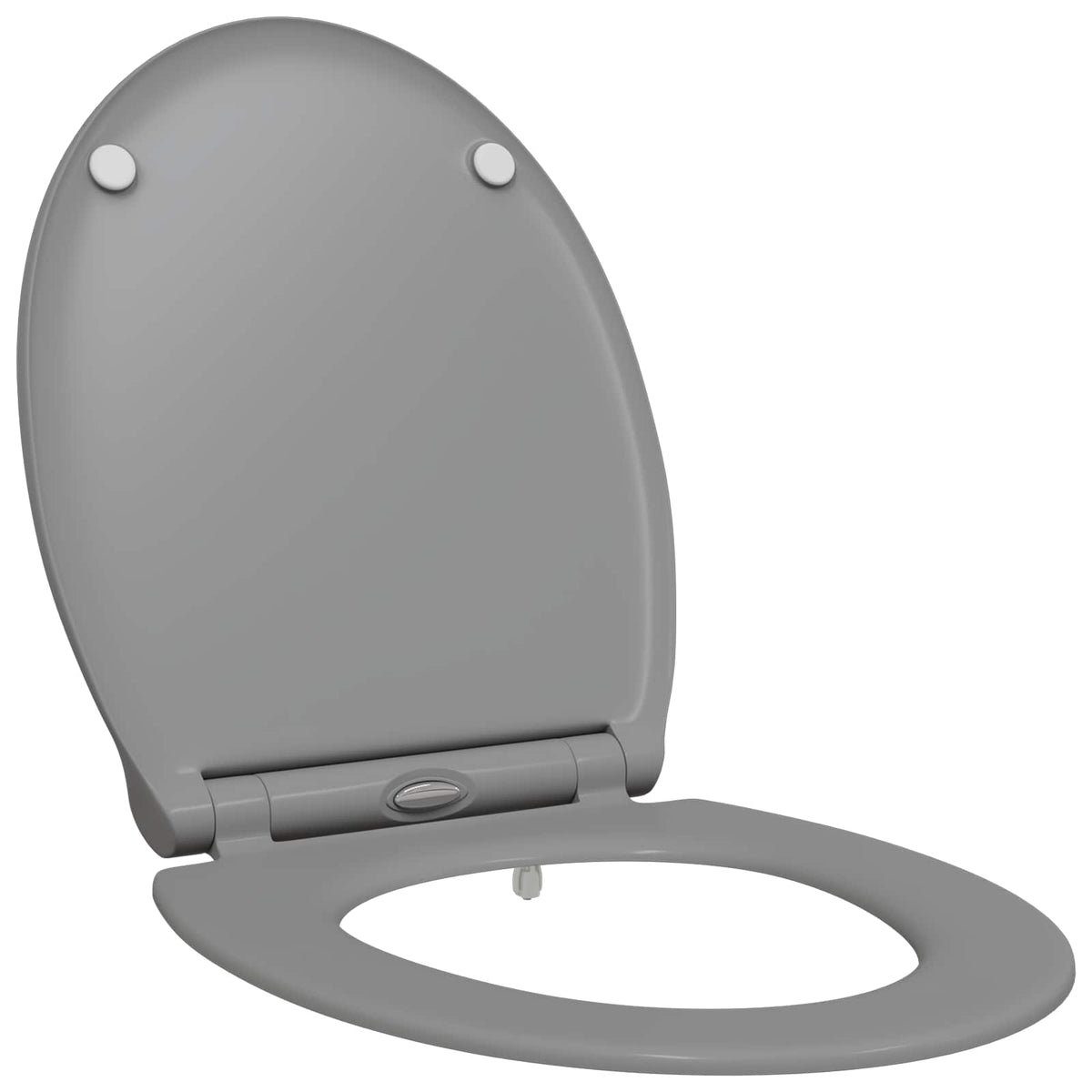 Toilet sæde Grå 45,5 x 37,5 x 3,8 cm Duroplast