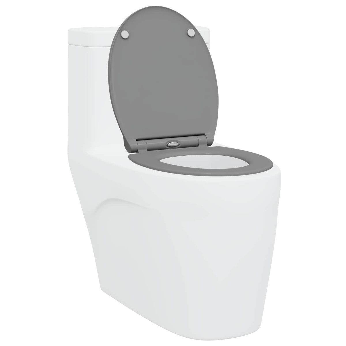 Toilet sæde Grå 45,5 x 37,5 x 3,8 cm Duroplast