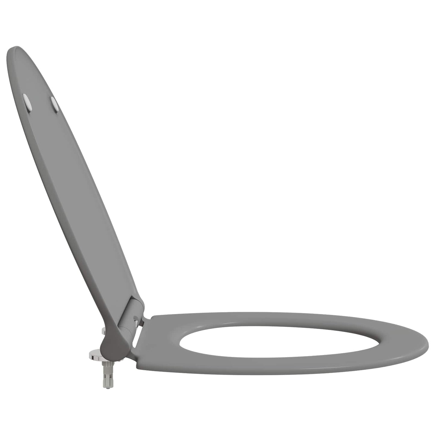 Toilet sæde Grå 45,5 x 37,5 x 3,8 cm Duroplast