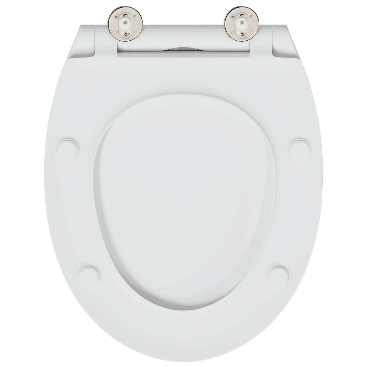 Toilet sæde Hvid 45,5 x 37,5 x 3,8 cm Duroplast