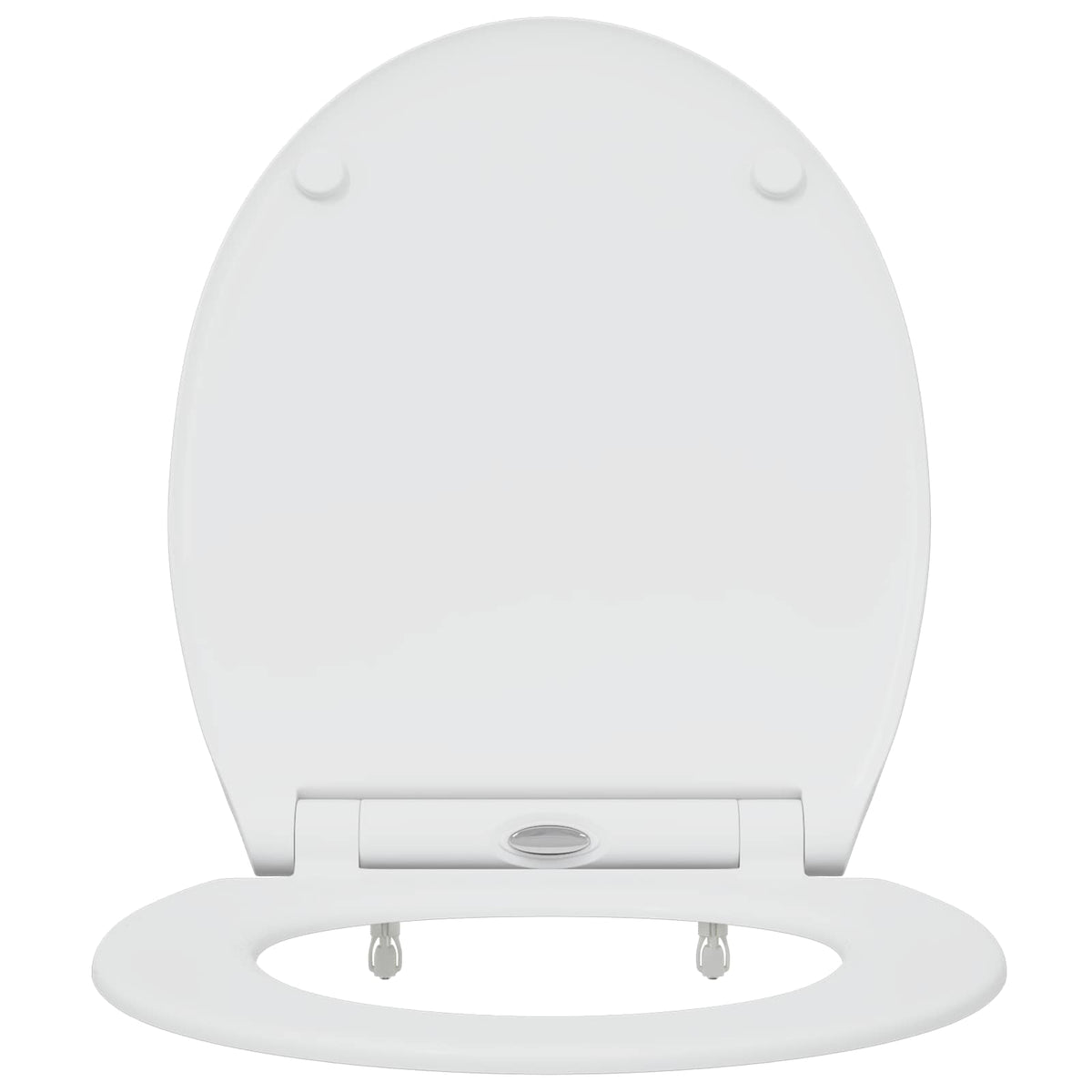 Toilet sæde Hvid 45,5 x 37,5 x 3,8 cm Duroplast