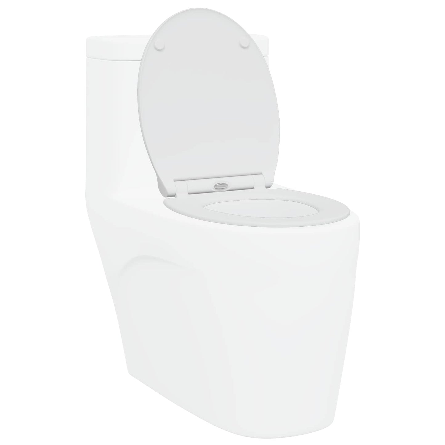 Toilet sæde Hvid 45,5 x 37,5 x 3,8 cm Duroplast
