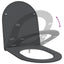Toilet sæde Antracit 47 x 36 x 3,4 cm Duroplast