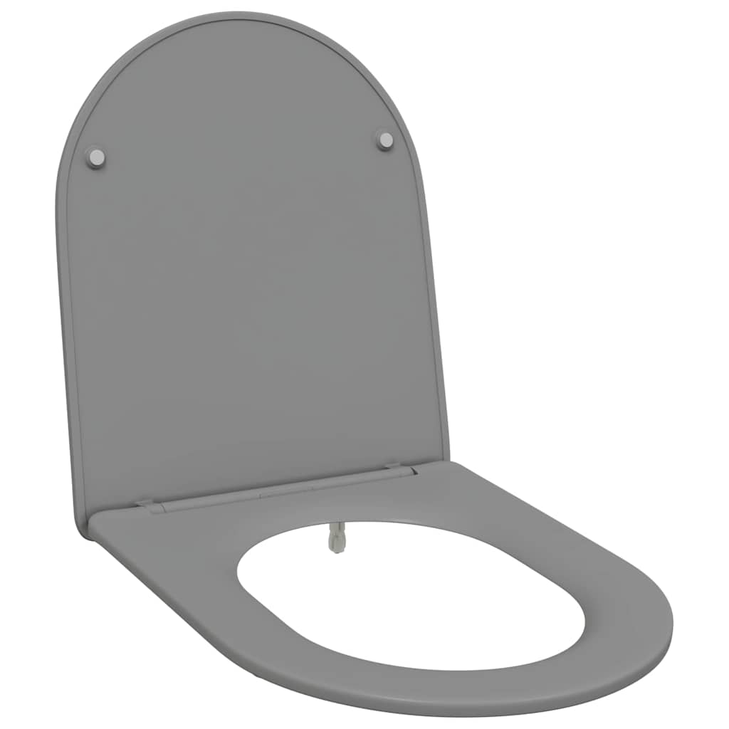 Toilet sæde Grå 47 x 36 x 3,4 cm Duroplast