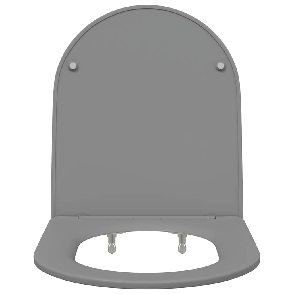 Toilet sæde Grå 47 x 36 x 3,4 cm Duroplast