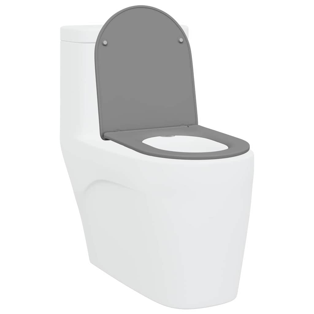 Toilet sæde Grå 47 x 36 x 3,4 cm Duroplast