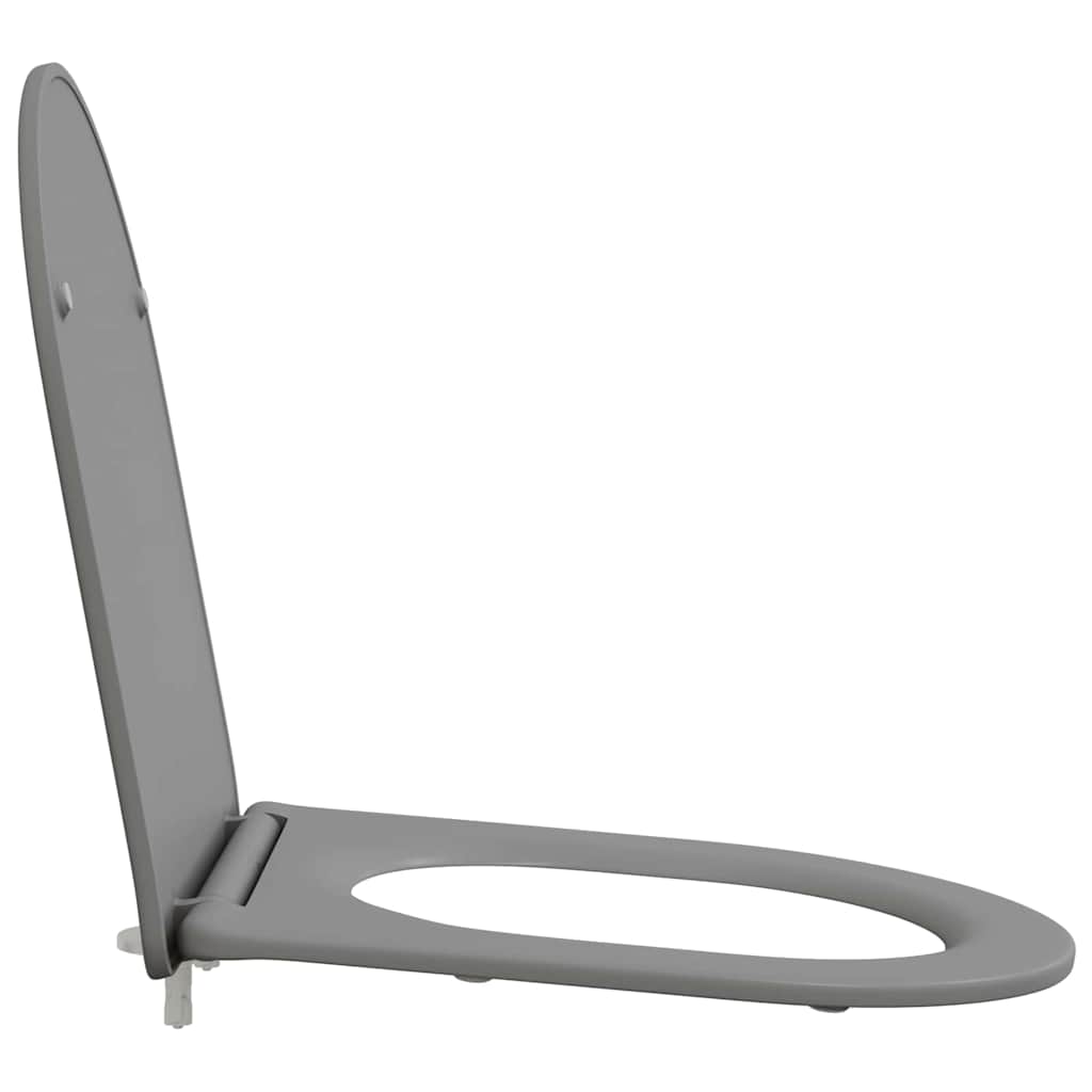 Toilet sæde Grå 47 x 36 x 3,4 cm Duroplast