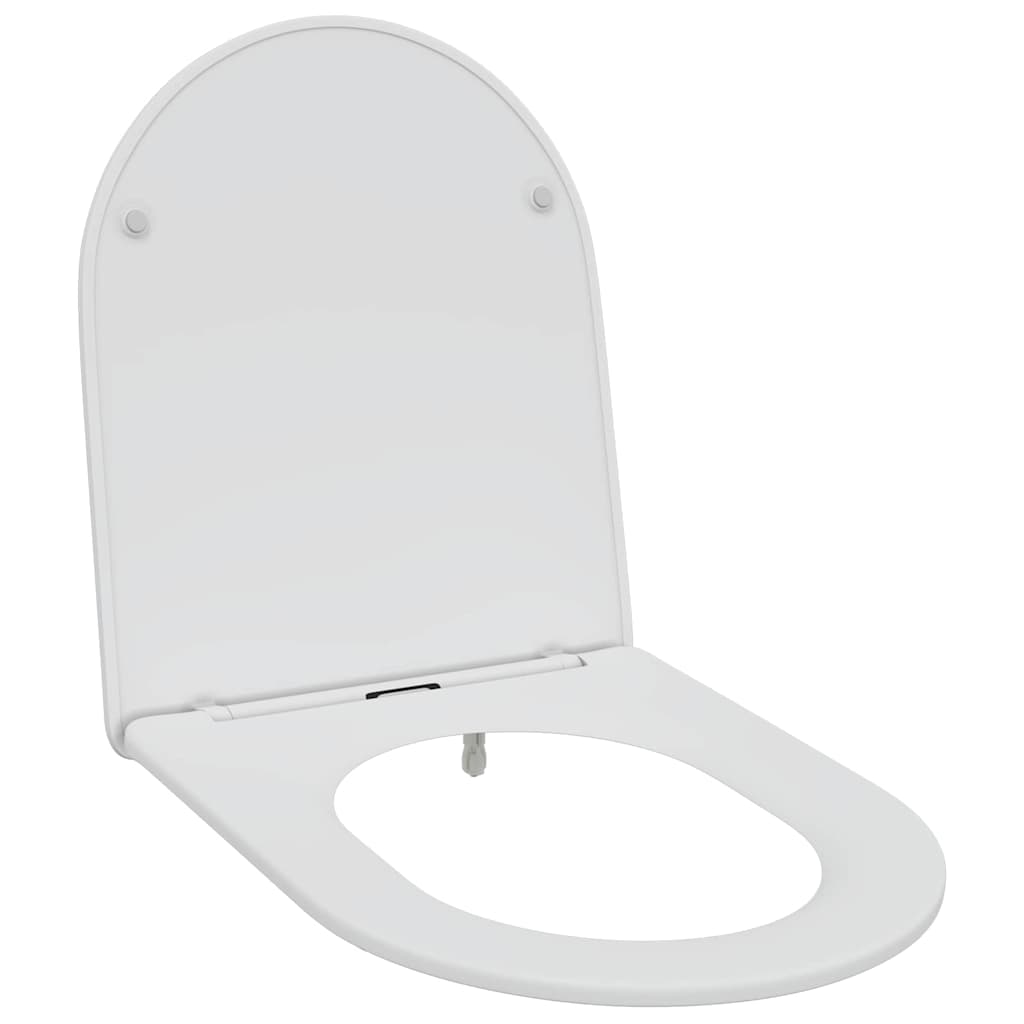 Toilet sæde Hvid 47 x 36 x 3,4 cm Duroplast
