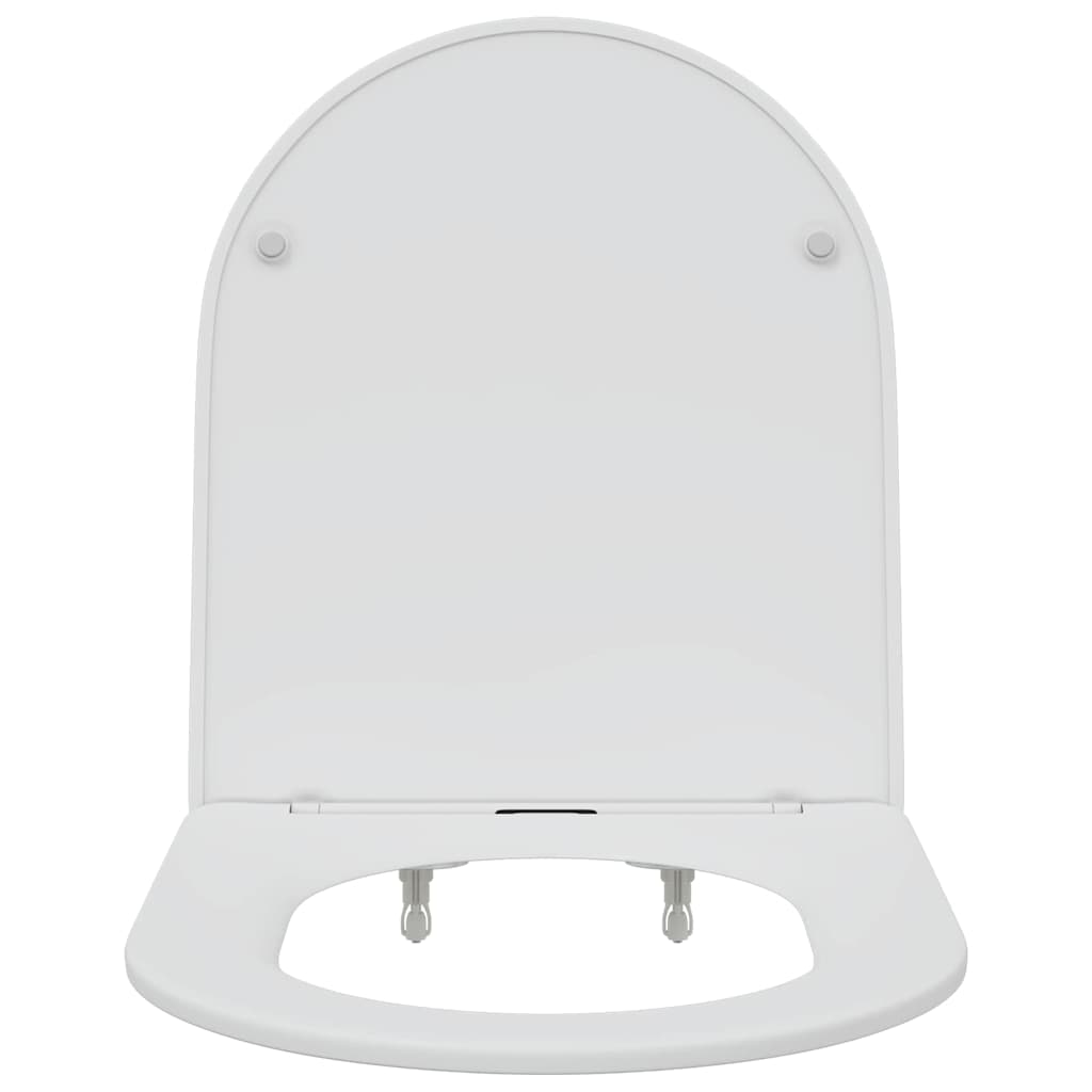 Toilet sæde Hvid 47 x 36 x 3,4 cm Duroplast
