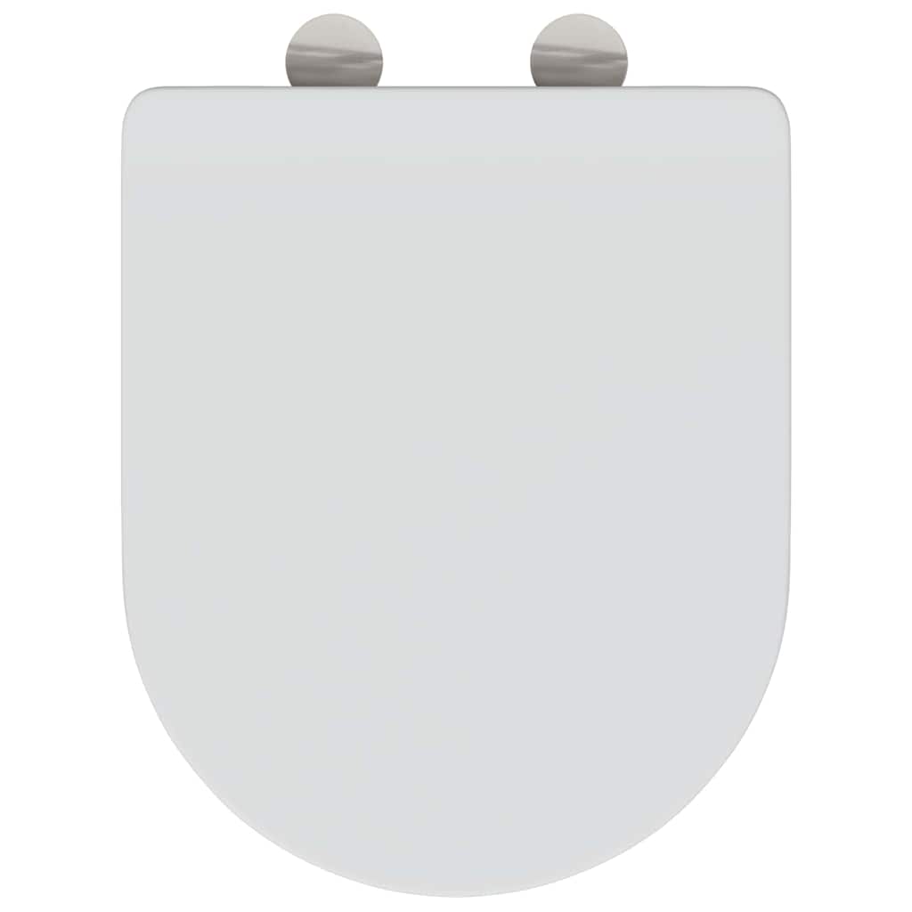 Toilet sæde Hvid 47 x 36 x 3,4 cm Duroplast