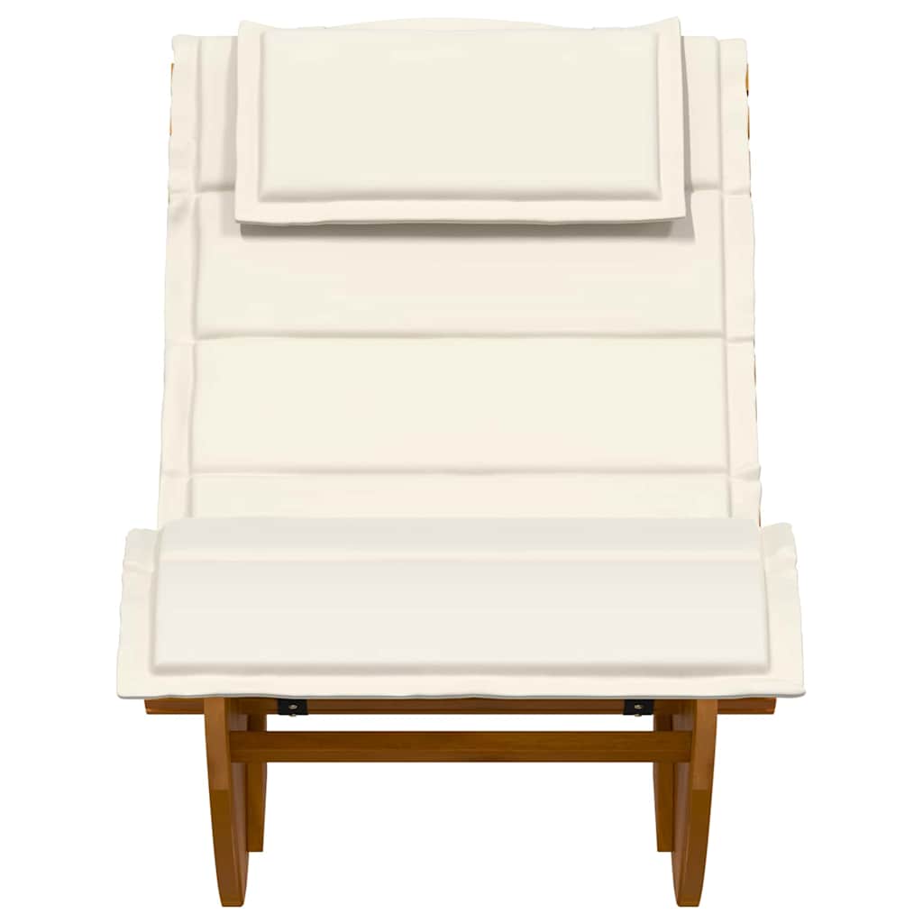 Solstol 2 stk. Massivt Akacietræ Brun
