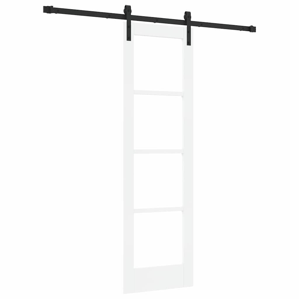 Skydedør ORKDAL Hvid og sort 61 x 198,5 cm