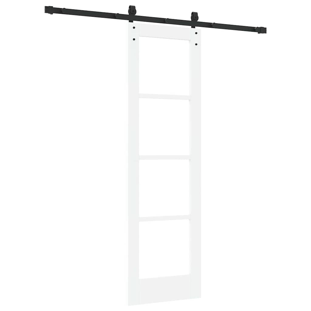 Skydedør ORKDAL Hvid og sort 61 x 198,5 cm