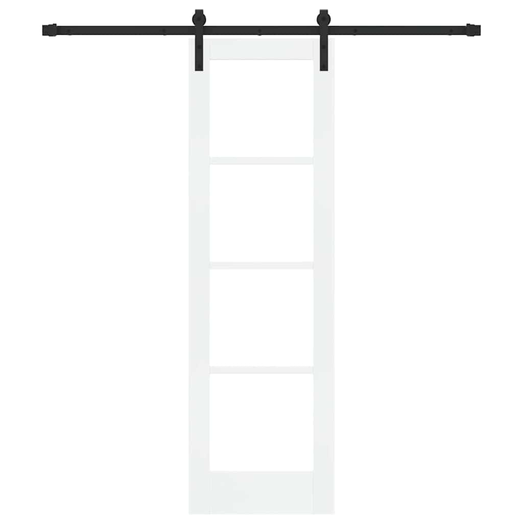 Skydedør ORKDAL Hvid og sort 61 x 198,5 cm