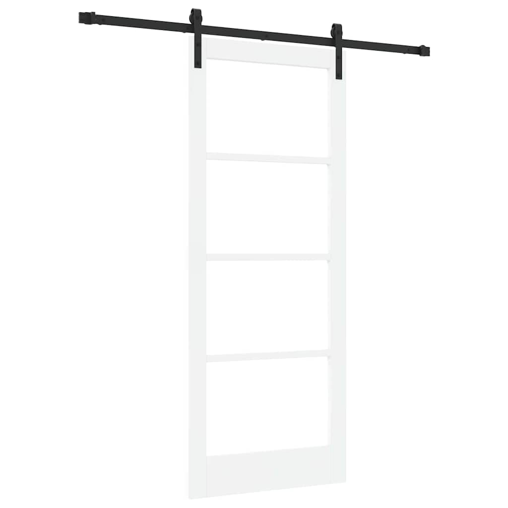 Skydedør ORKDAL Hvid og sort 83 x 202 cm