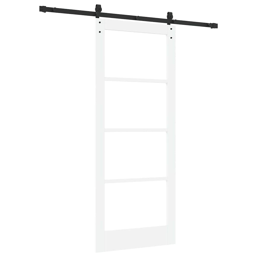 Skydedør ORKDAL Hvid og sort 83 x 202 cm