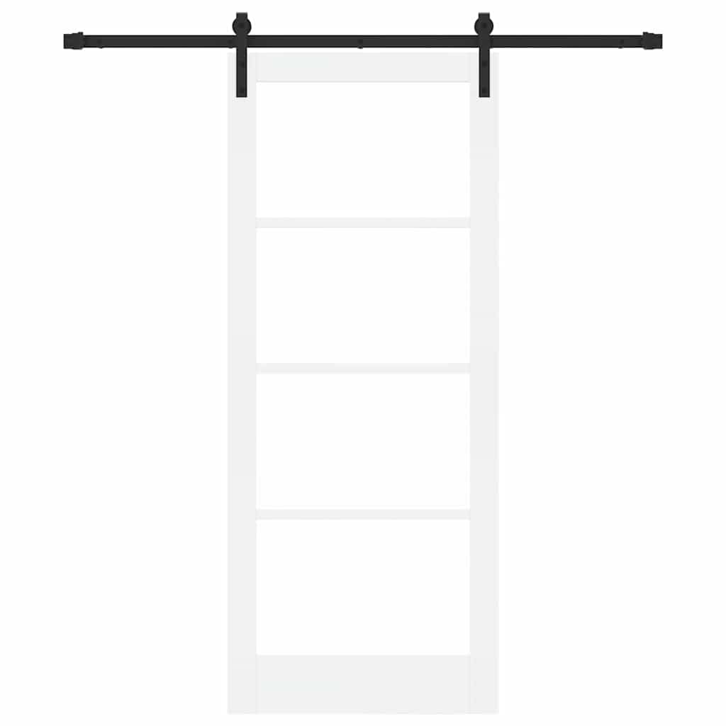 Skydedør ORKDAL Hvid og sort 83 x 202 cm
