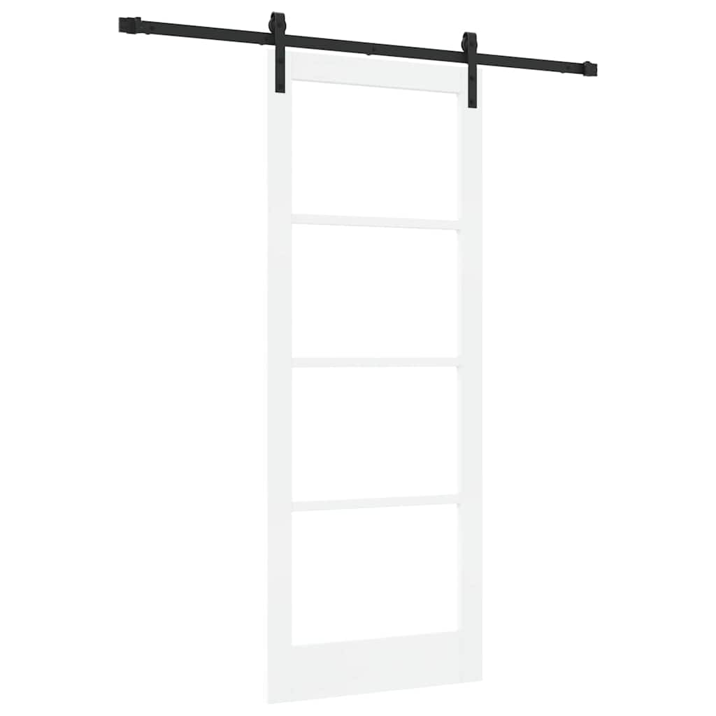 Skydedør ORKDAL Hvid og sort 83 x 211 cm