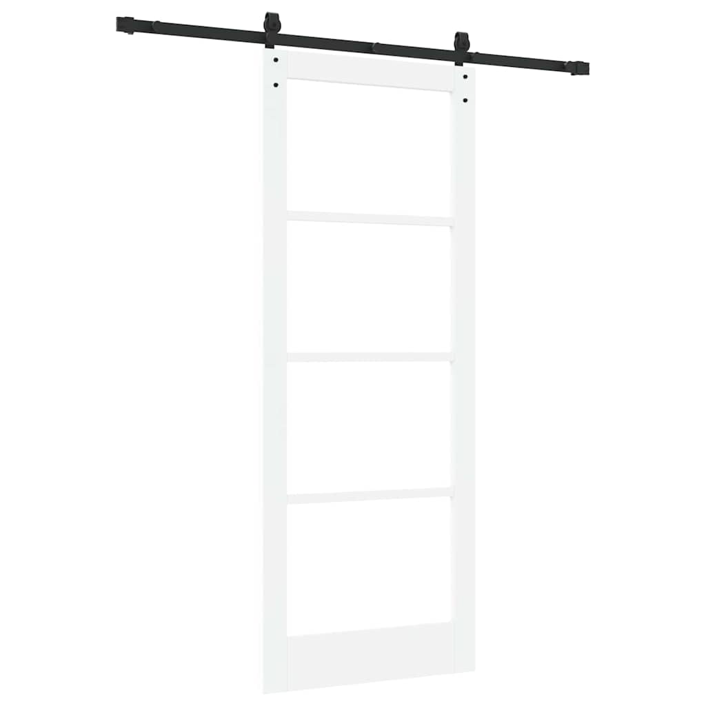 Skydedør ORKDAL Hvid og sort 83 x 211 cm